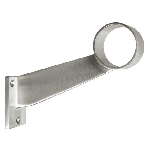Lavi 44-406/2 Contemporary Footrail Bracket for 2-inch Tubing 2" 304-Grade Satin Stainless Steel