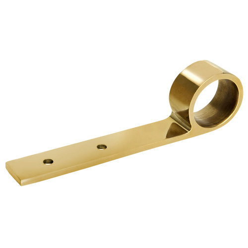 Bar Arm Railing Bracket for Brass Tubing 1.5" Polished Brass