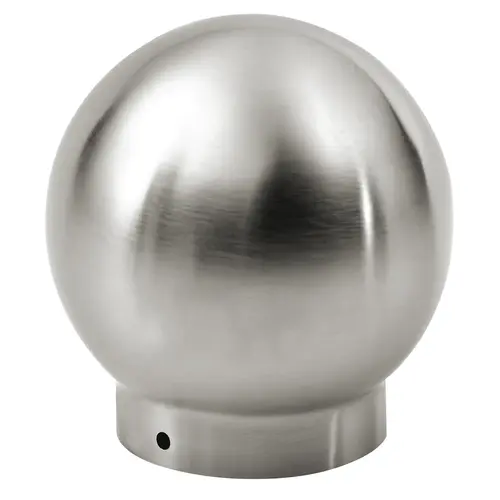 Ball Handrail Component for 2-Inch Tubing 2" 304-Grade Satin Stainless Steel