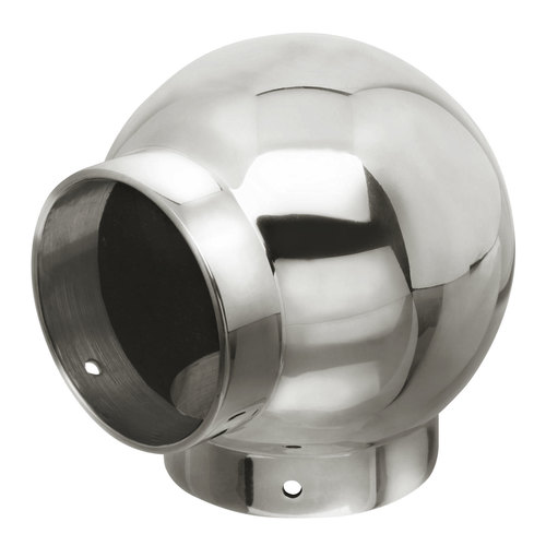 Ball Fitting for 2-Inch Railing Tube 2" 304-Grade Polished Stainless Steel