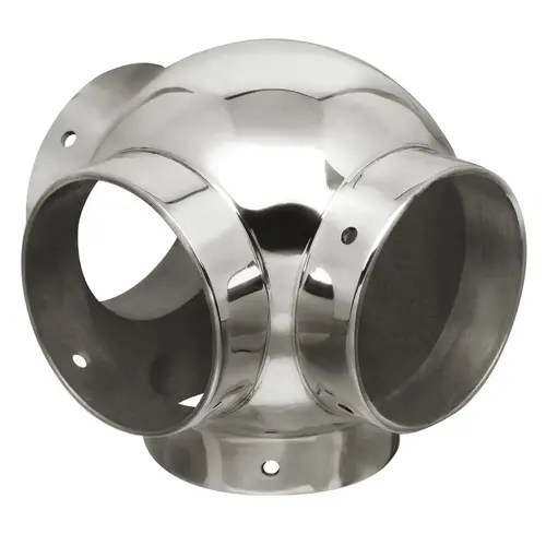 Ball Fitting for 2-Inch Bar Railing 2" 304-Grade Polished Stainless Steel