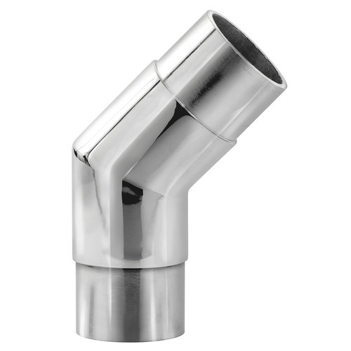 135 degree Flush Elbow Railing Component for 2-Inch Tubing .060" 2" 316-Grade Polished Stainless Steel