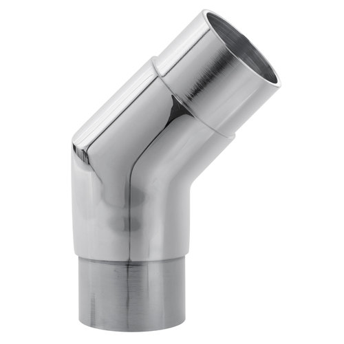 135 degree Flush Elbow Railing Component for 2-Inch Tubing .050" 2" 304-Grade Polished Stainless Steel