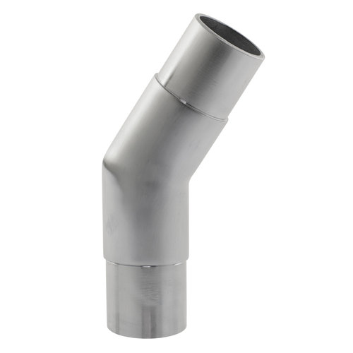 147 degree Flush Elbow Component for 1.5-Inch Railing .050" 1.5" 304-Grade Satin Stainless Steel