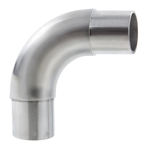 90 degree Flush Radius Elbow Railing Fitting for 1.5-Inch Tubing .050" 1.5" 304-Grade Satin Stainless Steel