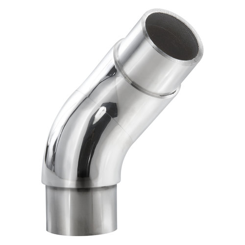 Lavi 47-731A/424 Flush Adjustable Elbow Component for Stainless Steel Tubing .080" 1.67" 316-Grade Polished Stainless Steel