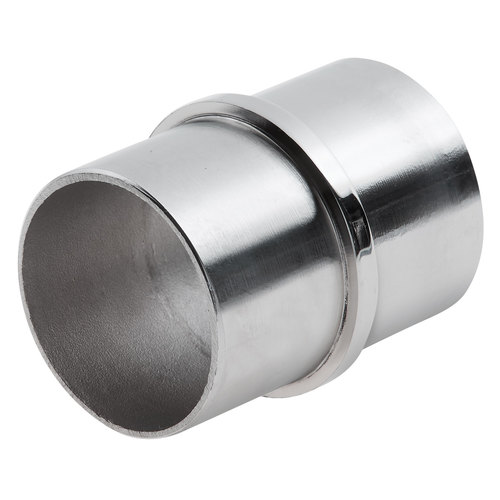 Lavi 47-830/424 Splice Component for 1.67-Inch Stainless Steel Railing .080" 1.67" 316-Grade Polished Stainless Steel