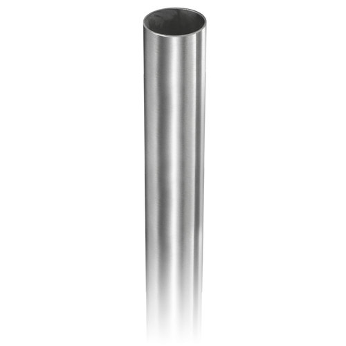 Round Tubing for Handrails, Guardrails, and Stair Railing .060" 4 feet 1.5" 316-Grade Satin Stainless Steel