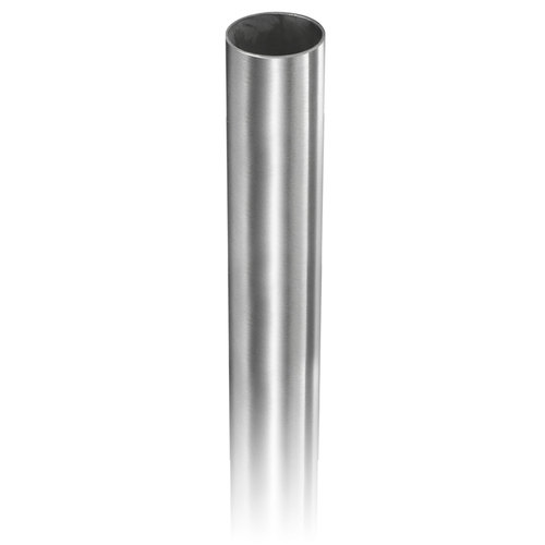 1.67-inch Round Stainless Steel Tubing .080" 20 feet 1.67" 316-Grade Satin Stainless Steel