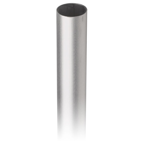 2-inch Round Tubing for Architectural Railing Systems .050" 6 feet 2" 304-Grade Satin Stainless Steel