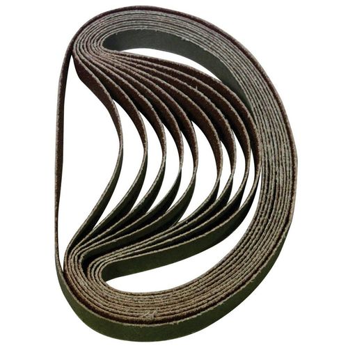 Astro Pneumatic Tool Company BSP80 Sanding Belt, 13 in L x 3/8 in W, 80 Grit, Aluminum Oxide
