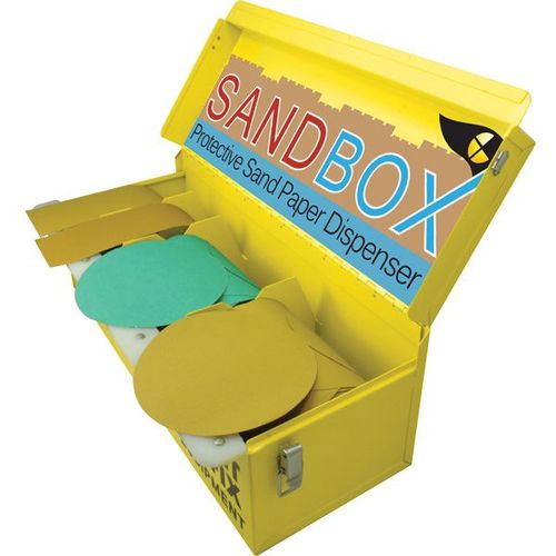 Dent Fix Equipment DF-SB100 Protective Sand Paper Dispenser, 30 mm, Yellow