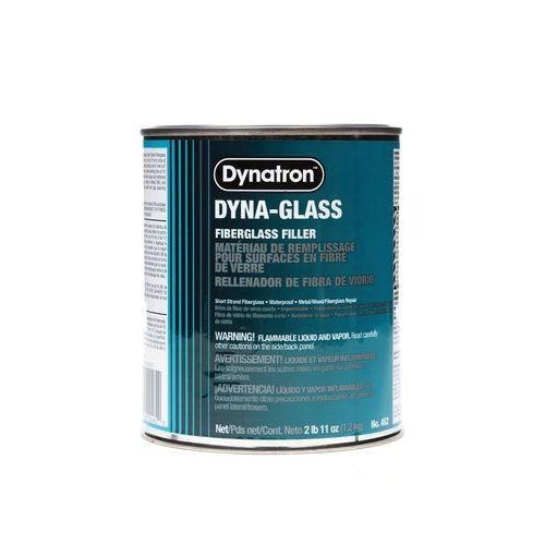 Dynatron 462 462 Short Strand Fiberglass Reinforced Body Filler, 1 qt Can, Green, Liquid/Paste