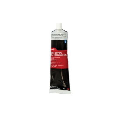 651 Glazing and Spot Putty, 16 oz Tube, Red, Paste