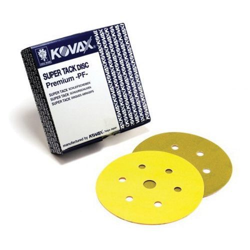 566-0100 PF Premium Series High Performance Abrasive Disc, 6 in, 7 Holes, 100 Grit, Super-Tack Attachment