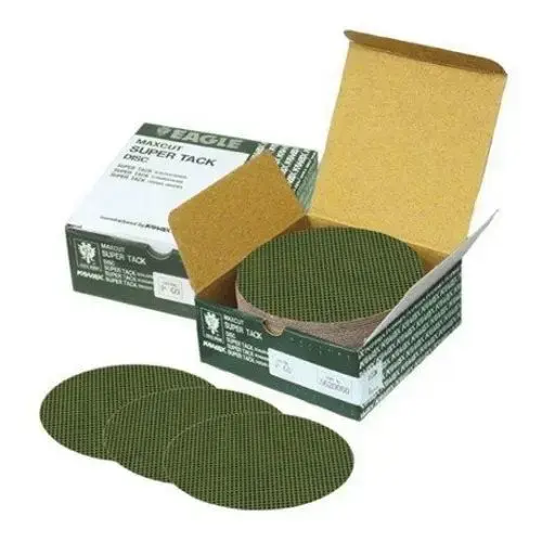 Abrasive Disc, 8 in, 80 Grit, Super-Tack Attachment