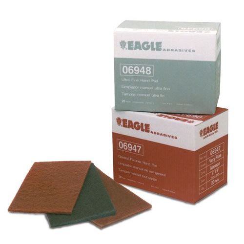 Eagle Abrasives 6947 Scuff Hand Pads Maroon