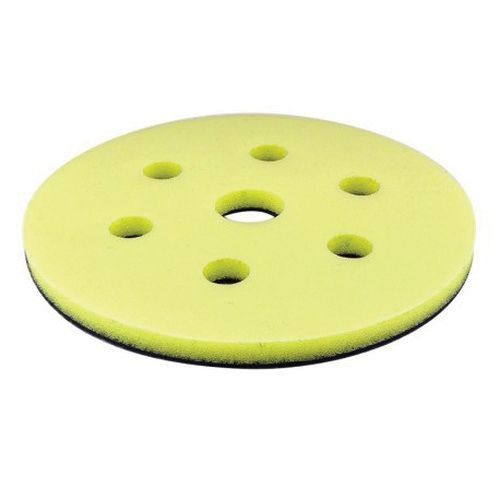 Micro-Hook Interface Pad, 6 in Dia, Super-Tack Attachment, 7 Holes