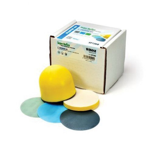17-Piece Mini Sanding Disc Starter Kit, 3 in Dia, Super-Tack (Velour) Attachment