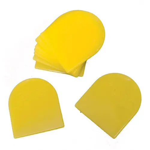 Body Filler/Glaze Spreader, 2 in, Plastic, Yellow