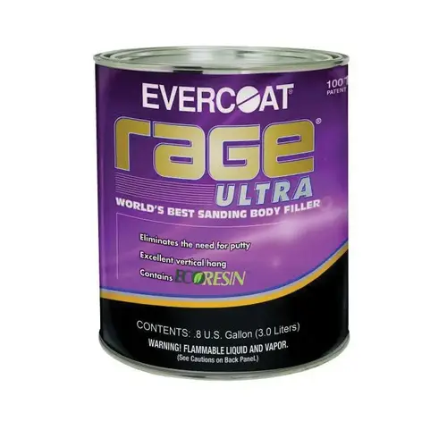 Evercoat 125 Body Filler, 1 gal Can, Light Gray, Paste