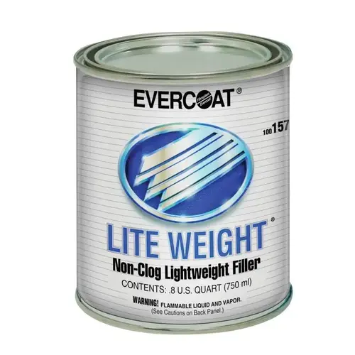 Evercoat 157 Professional Lightweight Body Filler, 750 mL Can, Gray, Liquid