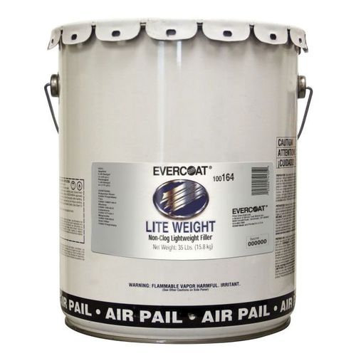 Evercoat 100164 Lightweight Body Filler, 5 gal Pail-Air, Gray, Paste, Lightweight