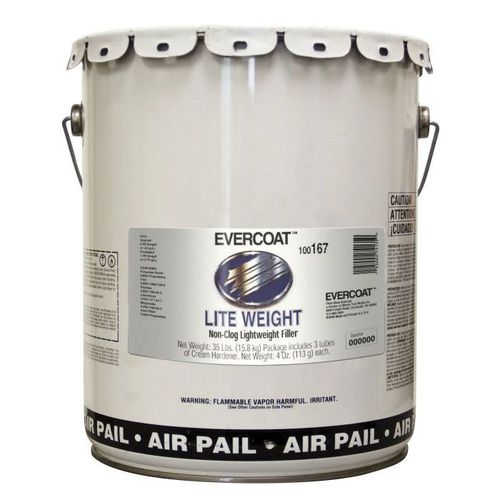 Lightweight Body Filler, 5 gal Pail-Mechanical, Gray, Paste, Lightweight