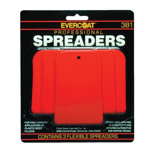 Spreader Kit, 2-1/2 in, 4 in, 5 in, Plastic, Red