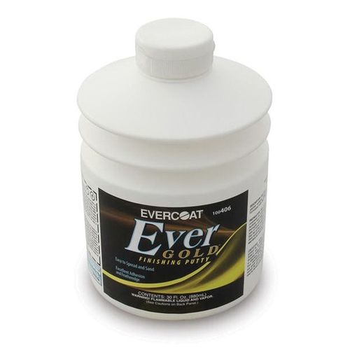 Evercoat 100406 Finishing Putty, 880 mL Pump, White, Liquidy Paste