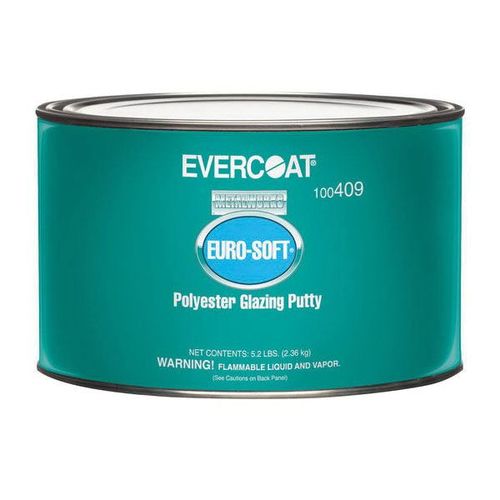 Polyester Glazing Putty, 0.5 gal Can, Green, Heavy Paste