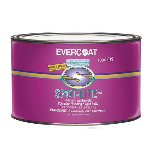Lightweight Premium Polyester Finishing and Spot Putty, 0.5 gal Can, White, Paste