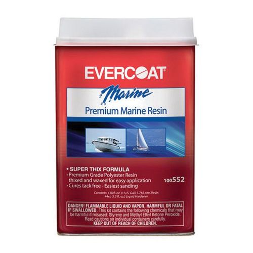 Evercoat 100552-XCP4 Premium Marine Resin, 1 gal Can, Pink, Liquid - pack of 4