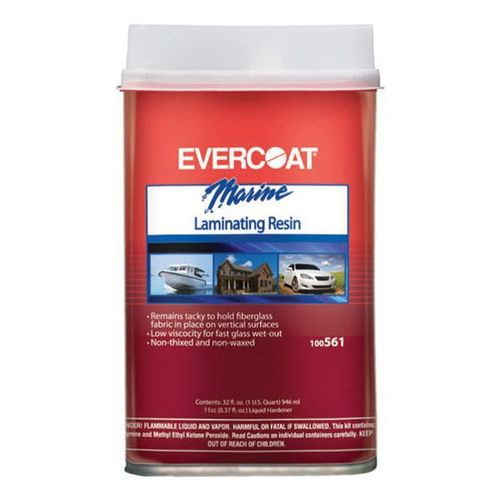 Evercoat 100561 Laminating Resin, 1 qt Can, Clear Pink, Liquid