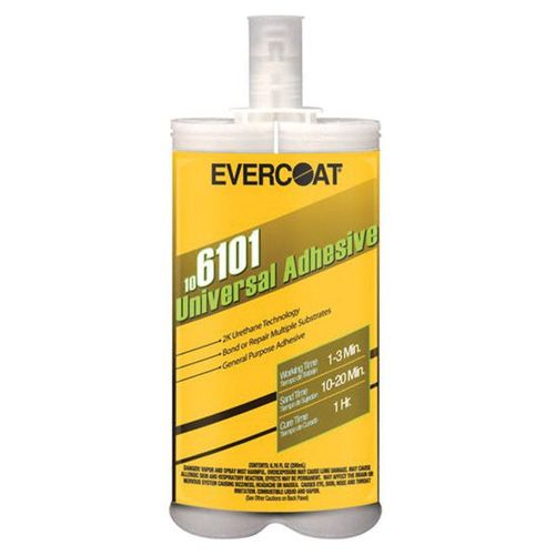 Evercoat 106101 Universal Adhesive, 200 mL Bottle, Beige, Liquid, 1 hr Curing