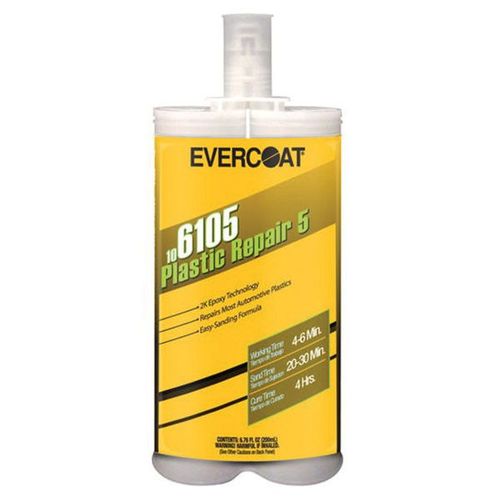 Evercoat 106105 Multi-Fix Adhesive, 200 mL Bottle, Gray Black, Paste, 4 hr Curing