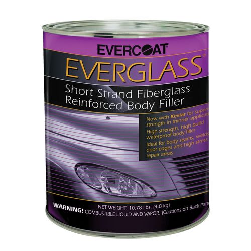 Evercoat 100622 Short Strand Fiberglass Reinforced Body Filler, 1 gal Can, Blue/Green, Paste