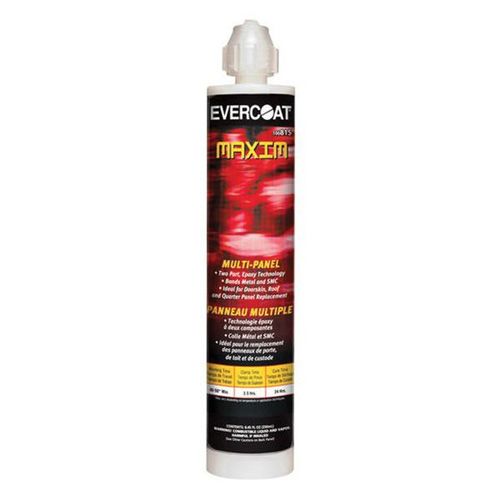 Evercoat 100815 Multi-Panel Bonding Adhesive, 250 mL Cartridge, Black, Paste, 1:1 Mixing, 24 hr Curing