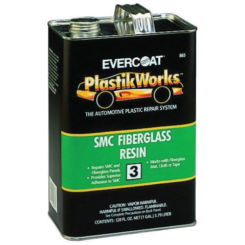 Evercoat 100865 SMC Fiberglass Resin, 1 gal Can, Yellow, Liquid