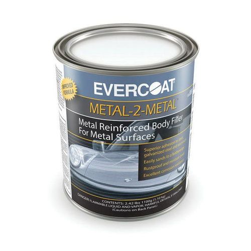 Evercoat 100889 Aluminum Filled Body Repair Filler, 1 qt Can, Metallic Grey, Paste