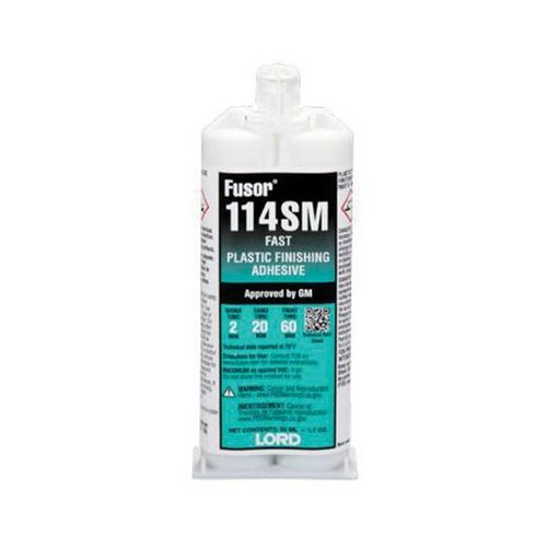 Fusor 114SM Fast Finishing Adhesive, 1.7 oz Cartridge, Red, 2K Component, 60 min Curing