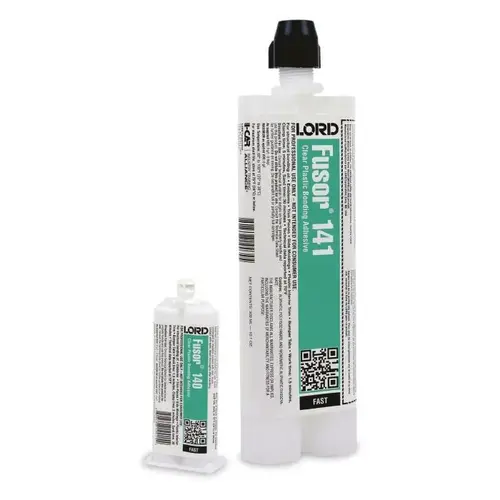 140 Fast Sandable Bonding Adhesive, 1.7 oz Cartridge, Paste, Clear, 2K Component, 30 min at 70 deg F Curing