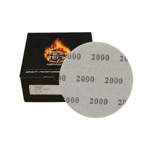 6" Foam Grip Disc - P1000 - pack of 10