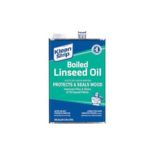 Boiled Linseed Oil, 1 gal Can, Clear, Liquid