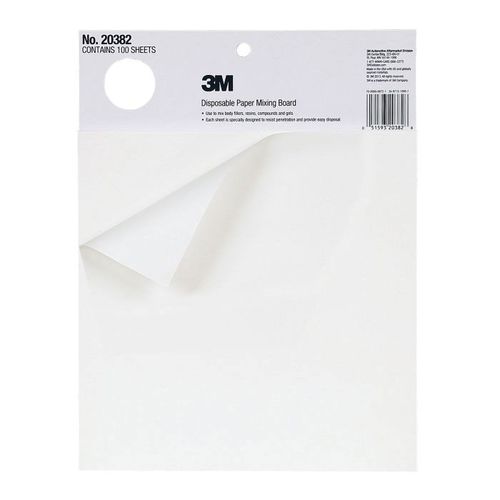 Marson 20382 Disposable Paper Mixing Board, 10 x 13 in, 100 Sheets