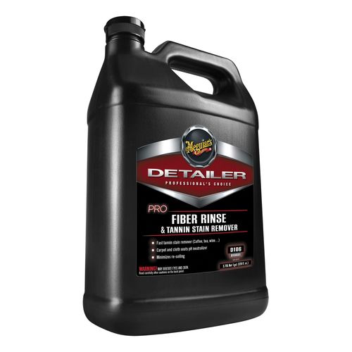 Meguiar's D10601 Fiber Rinse and Tannin Stain Remover, 1 gal Can, Clear, Liquid