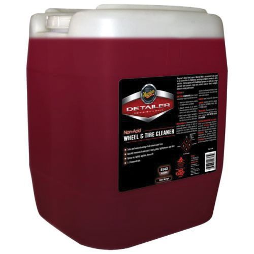 Non-Acid Wheel and Tire Cleaner, 5 gal Can, Dark Red, Liquid