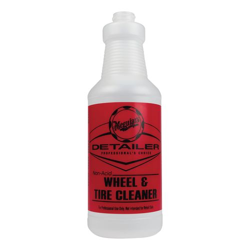 D20143 Pre-Labeled Bottle, 32 oz, Use With: Detailer Non Acid Wheel and Tire Cleaner