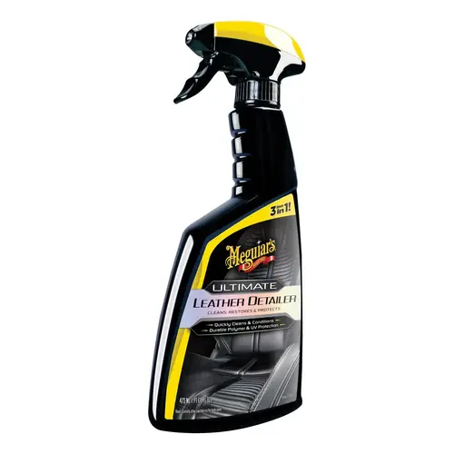 Meguiar's G201316 Ultimate Leather Detailer, 16 oz Spray Bottle, Gloss, Off-White, Liquid