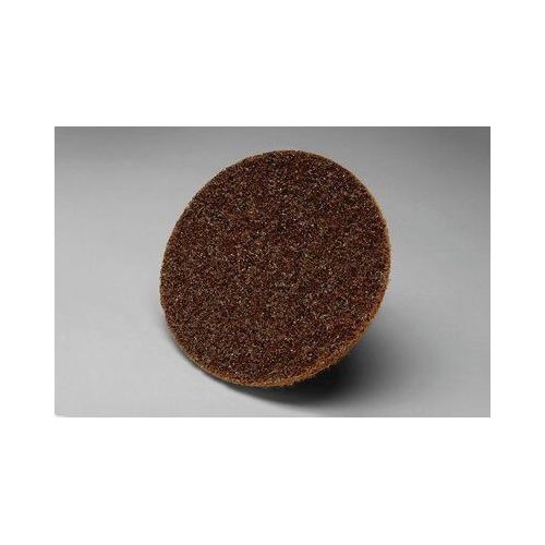 Scotch-Brite 14101 SC-DH Series No-Hole Surface Conditioning Disc, 4-1/2 in, Coarse Grade, Brown